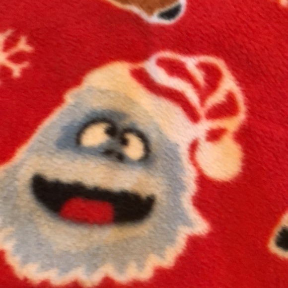 2 Rudolf the Red Nosed Reindeer pajama bottoms/medium and small child size - Picture 2 of 16